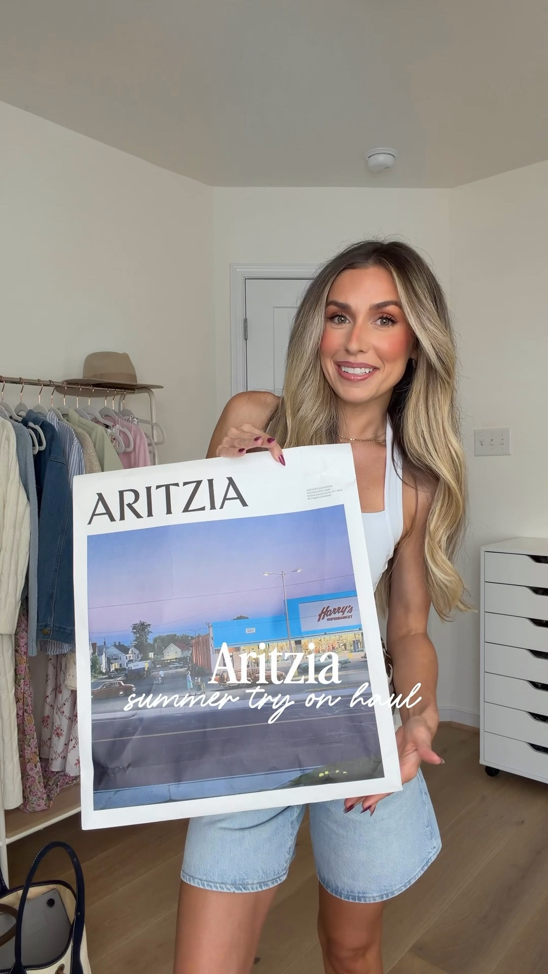 Aritzia Summer Try On Haul 🤍 closet staples and elevated basics that you’ll wear on repeat! Sharing my sizing below! I’m 5’2 and typically a xs or 24/0 
+ contour halter top: xs
+ 90s baggy shorts: 24/0 
+ stripe t shirt: small
+ effortless shorts: size 0 — should have sized up one size 
+ lodge shorts: xs 
+ striped matching set: xs 
+ lodge cruise linen pants: xs regular 

Aritzia outfits 
Aritzia haul 
Aritzia style
Aritzia summer outfits
Aritzia haul 
Summer outfits 
Summer style 
Elevated casual 
Elevated basics

#LTKootd #LTKPetite #LTKgrwm