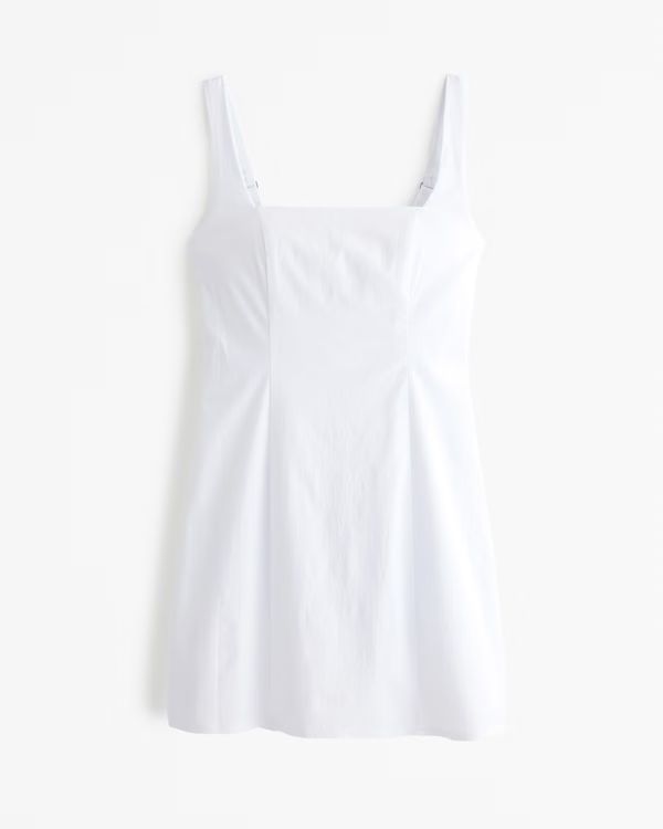 Women's Stretch Squareneck Mini Dress | Women's Dresses & Jumpsuits | Abercrombie.com | Abercrombie & Fitch (US)