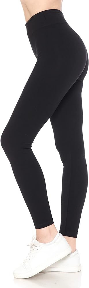 Leggings Depot womens Cotton Leggings | Amazon (US)