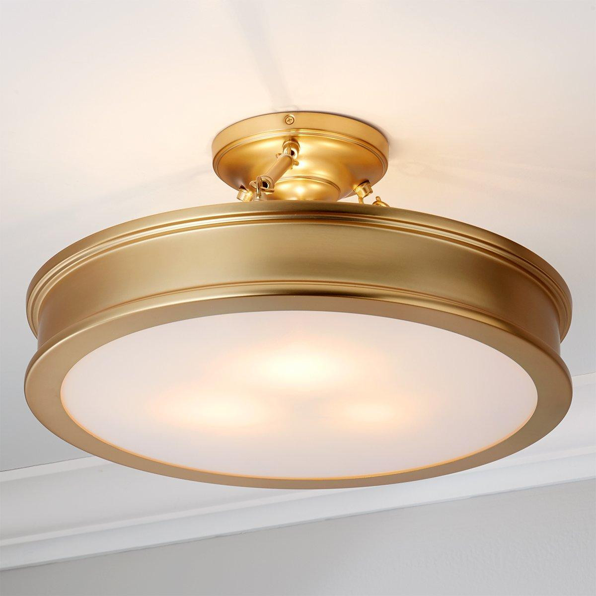 Traditional Urban Semi-Flush Ceiling Light | Shades of Light