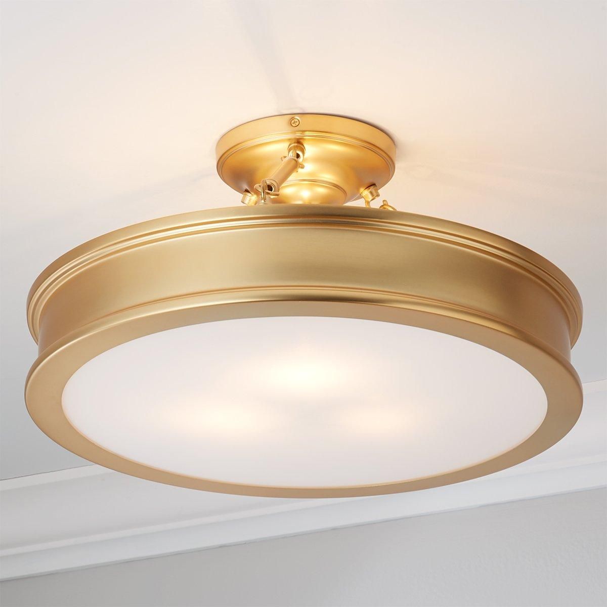 Traditional Urban Semi-Flush Ceiling Light | Shades of Light