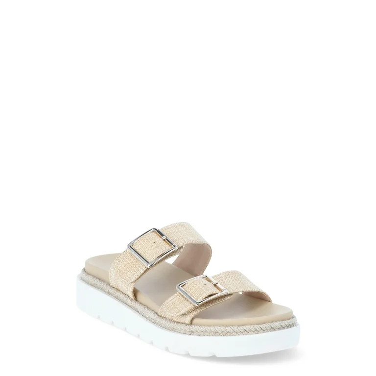 Madden NYC Women’s Flatform Two Strap Sandals | Walmart (US)