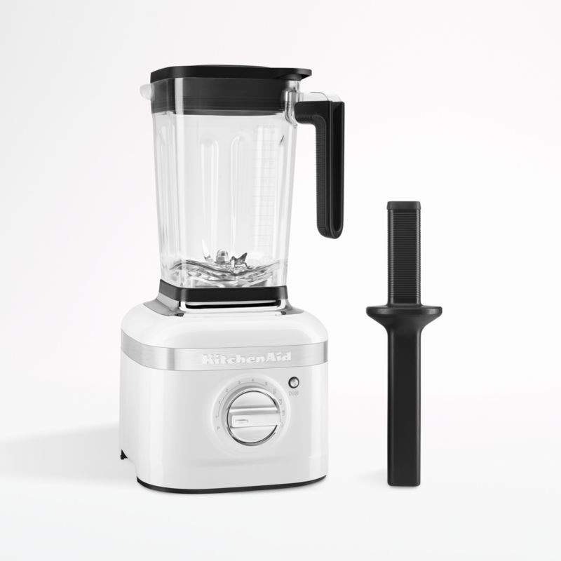 KitchenAid K400 White Blender + Reviews | Crate & Barrel | Crate & Barrel