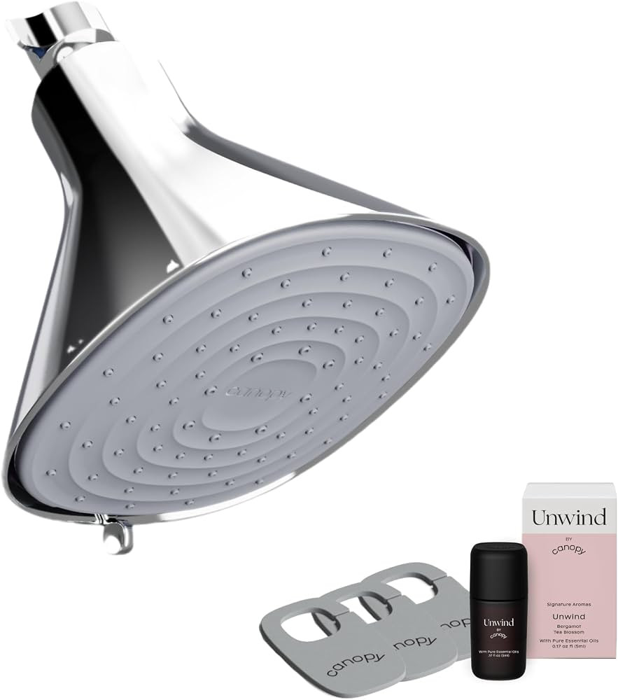 Canopy Filtered Shower Head - High Pressure Shower Head Filter for Hard Water - Shower Filter To ... | Amazon (US)