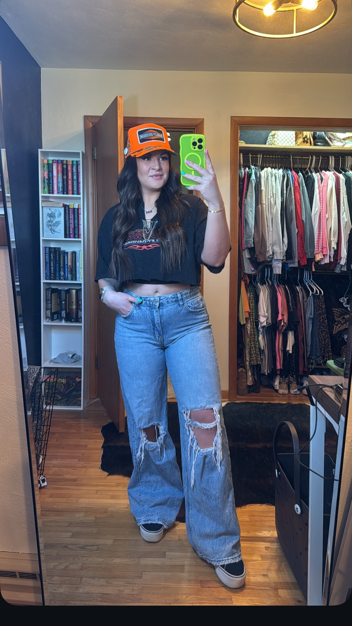 top | upcycled XL
jeans | 29

Midsize | over sized jeans | trucker hats | trucker hat | vans | crop top

#LTKStyleTip #LTKSeasonal #LTKMidsize