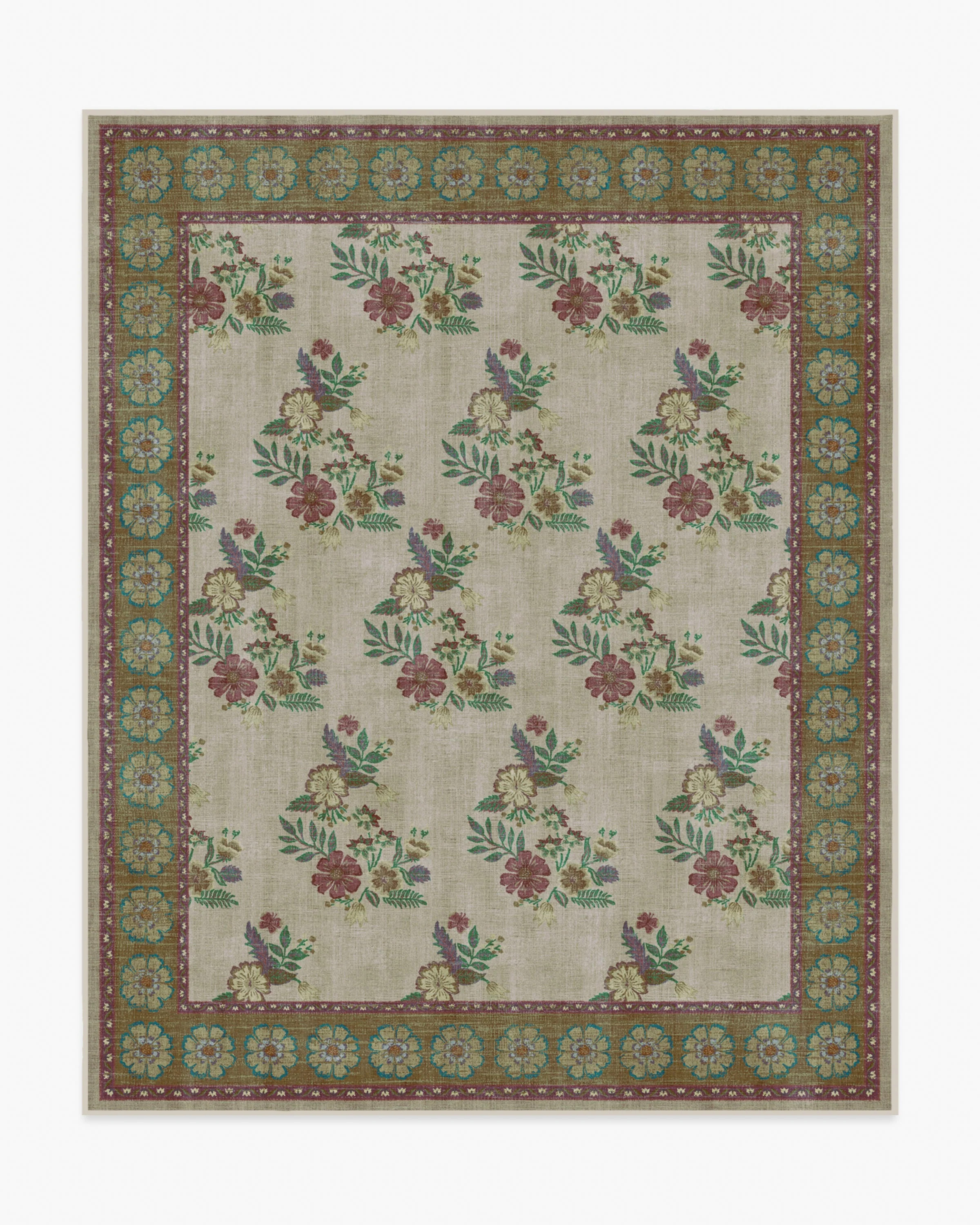 Pennywood Stone & Ochre Rug | Ruggable