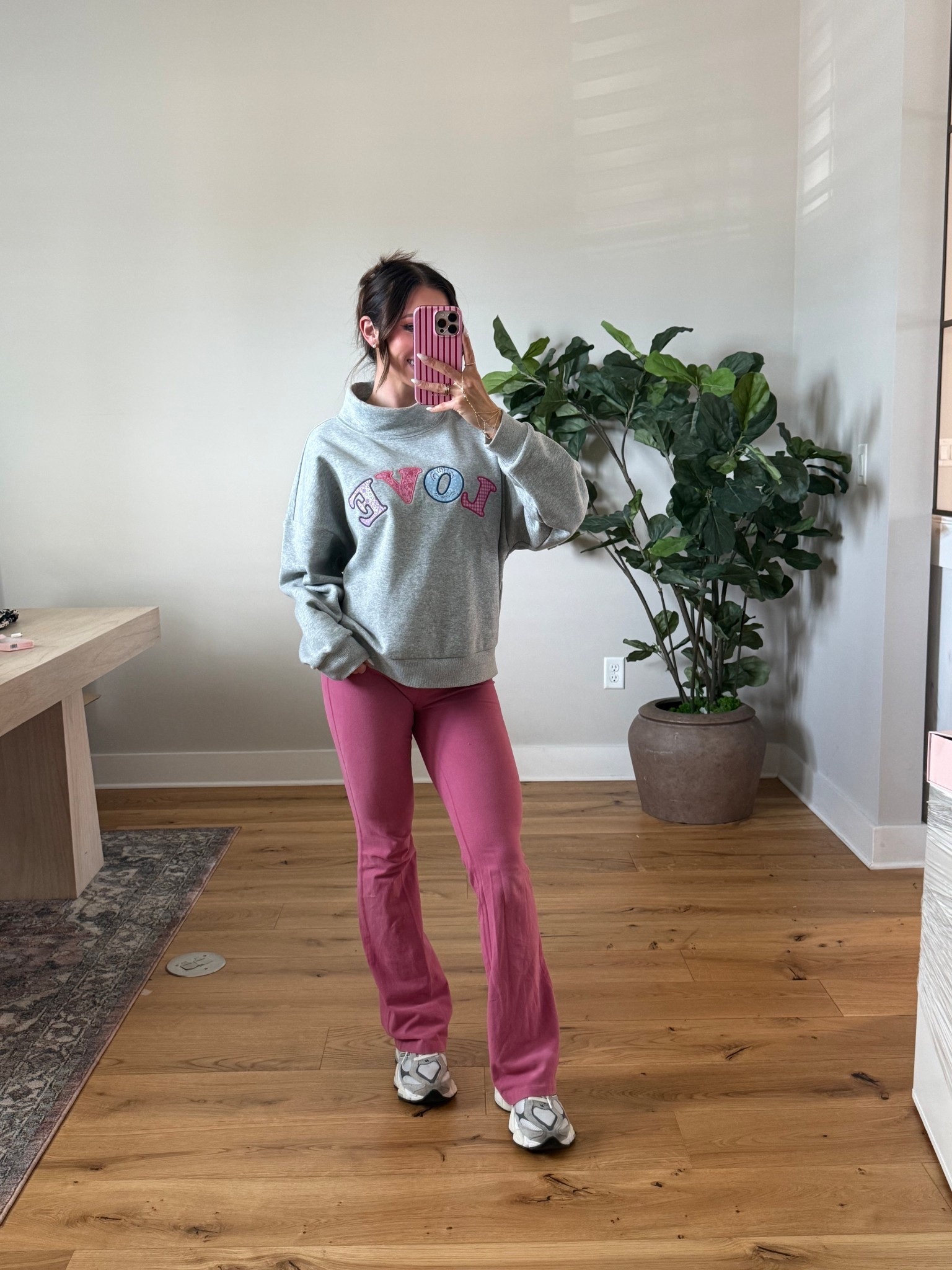 Target mock neck sweater size small and target leggings size XS 

#LTKValentine #LTKdayinmylife #LTKootd