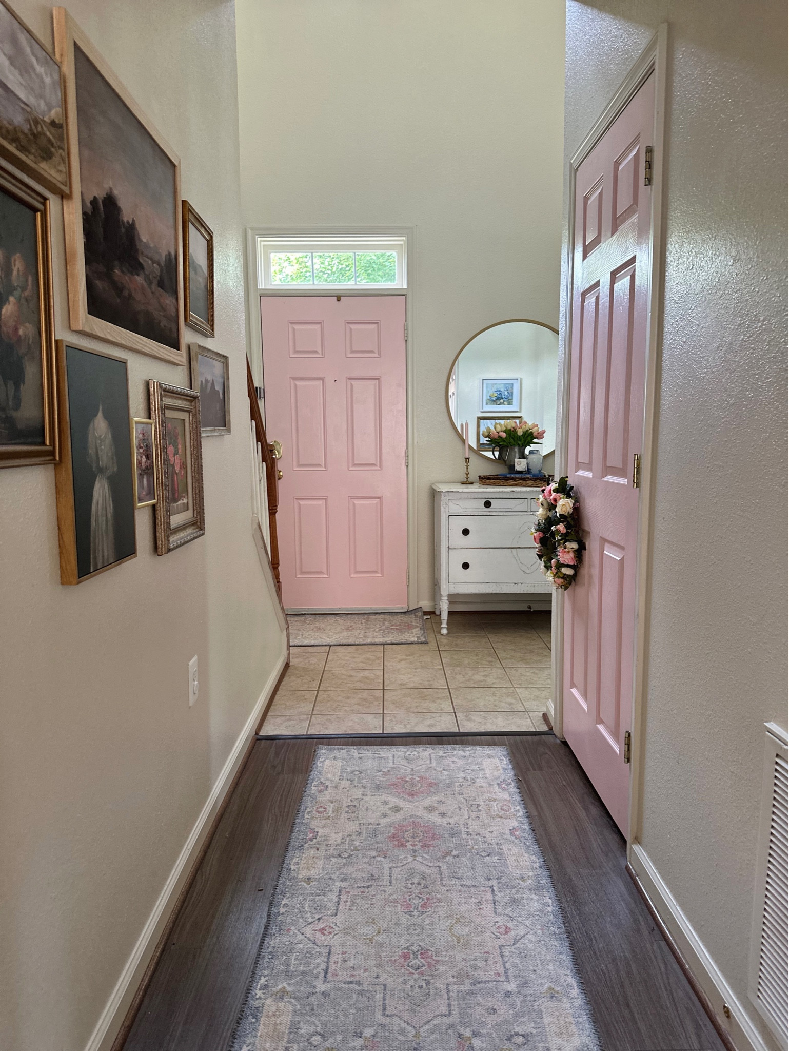 Love this view to my front door 💗


Pink doors, hallway rug, hallway runner, front entryway, foyer, bedroom, nursery, kitchen, vintage art, Target finds, Walmart finds, Amazon finds, grand millennial, 

#LTKhome #LTKunder50 #LTKstyletip