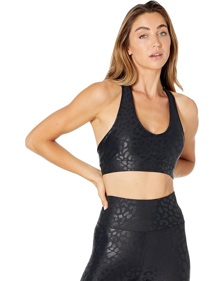 Carbon38 Action Bra In Leopard Takara Shine | Zappos