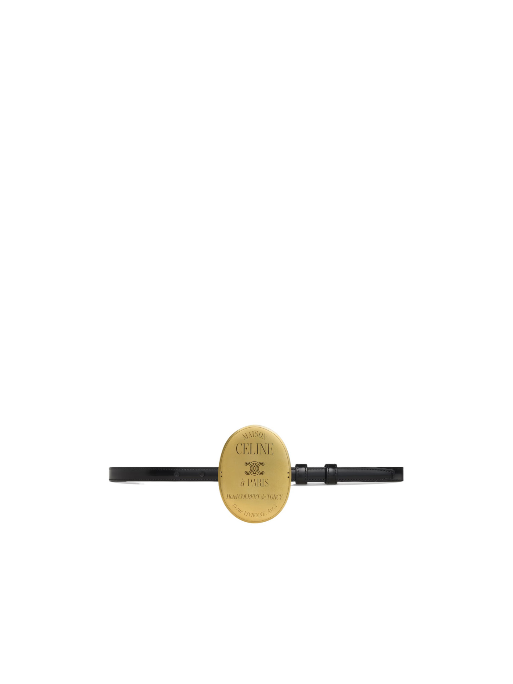 MAISON CELINE BELT 13MM IN Taurillon Leather | Senser US