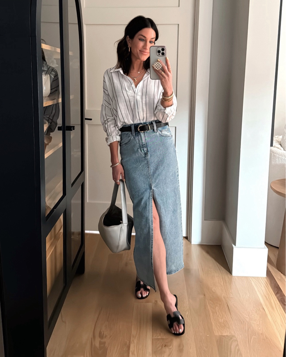 Loooove this denim skirt from Target!!😍 True to size. 

#LTKfindsunder50 #LTKstyletip #LTKworkwear