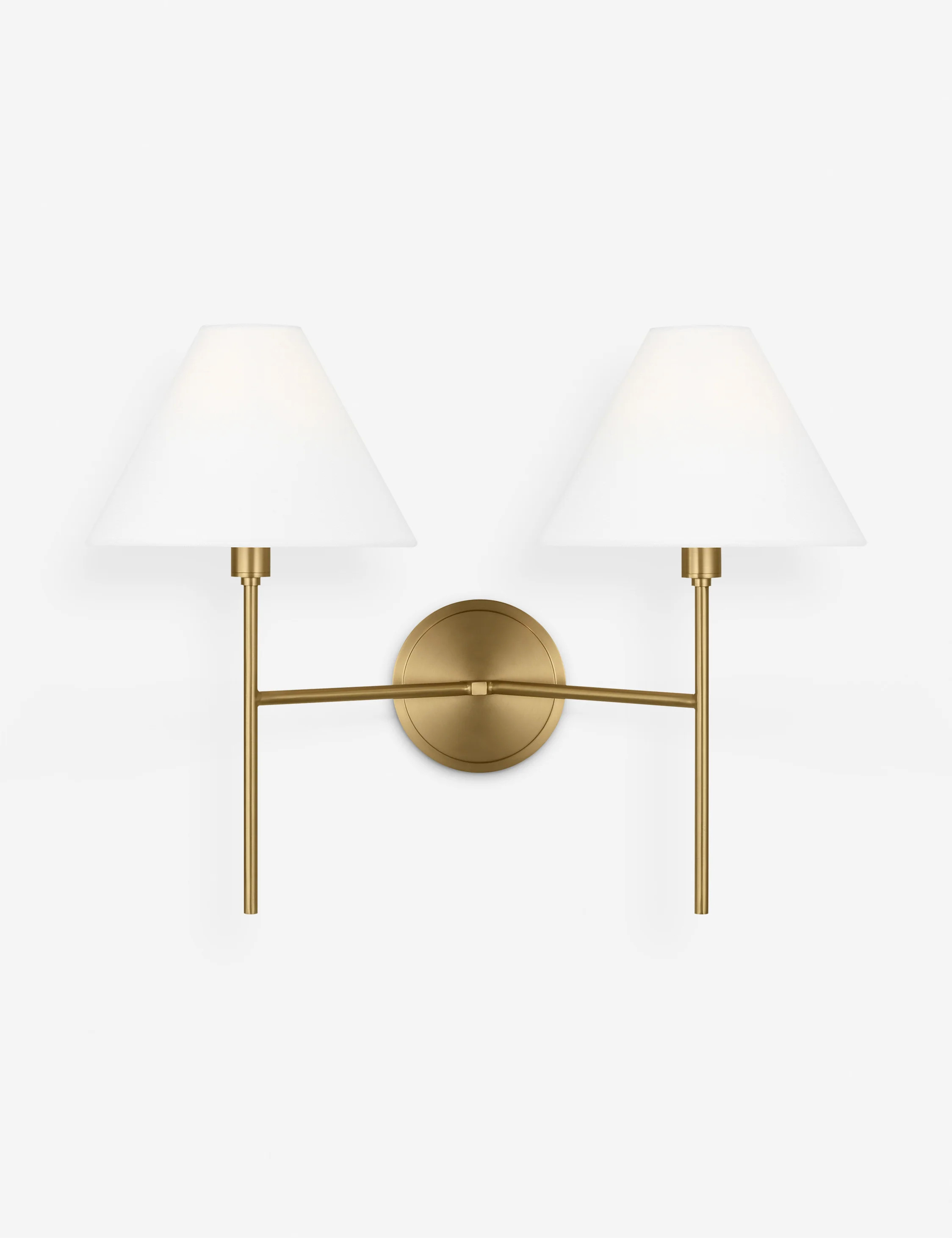 Mansfield Sconce, Burnished Brass, Large | Lulu and Georgia 