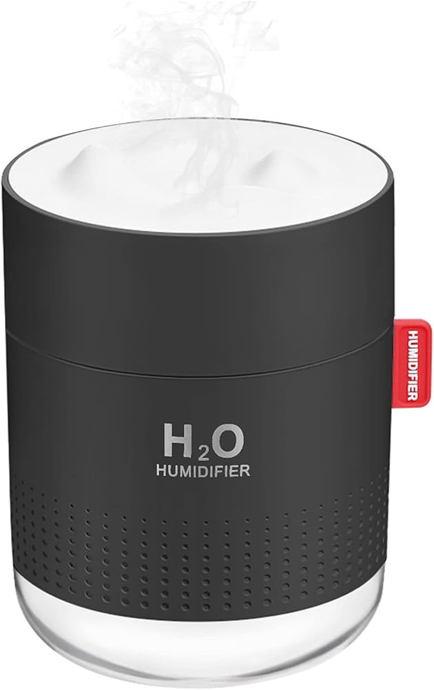 Portable Mini Cool Mist Humidifier, 500ml USB Personal Desktop Humidifier for Baby Bedroom Travel... | Amazon (US)
