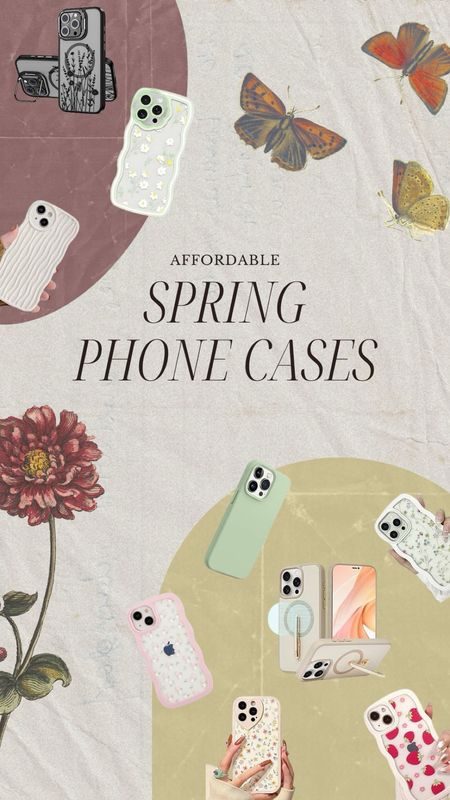 Affordable spring phone cases! 

#LTKfindsunder50 #LTKSeasonal #LTKstyletip