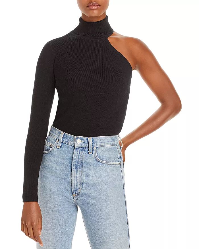 Asymmetric Knit Turtleneck | Bloomingdale's (US)