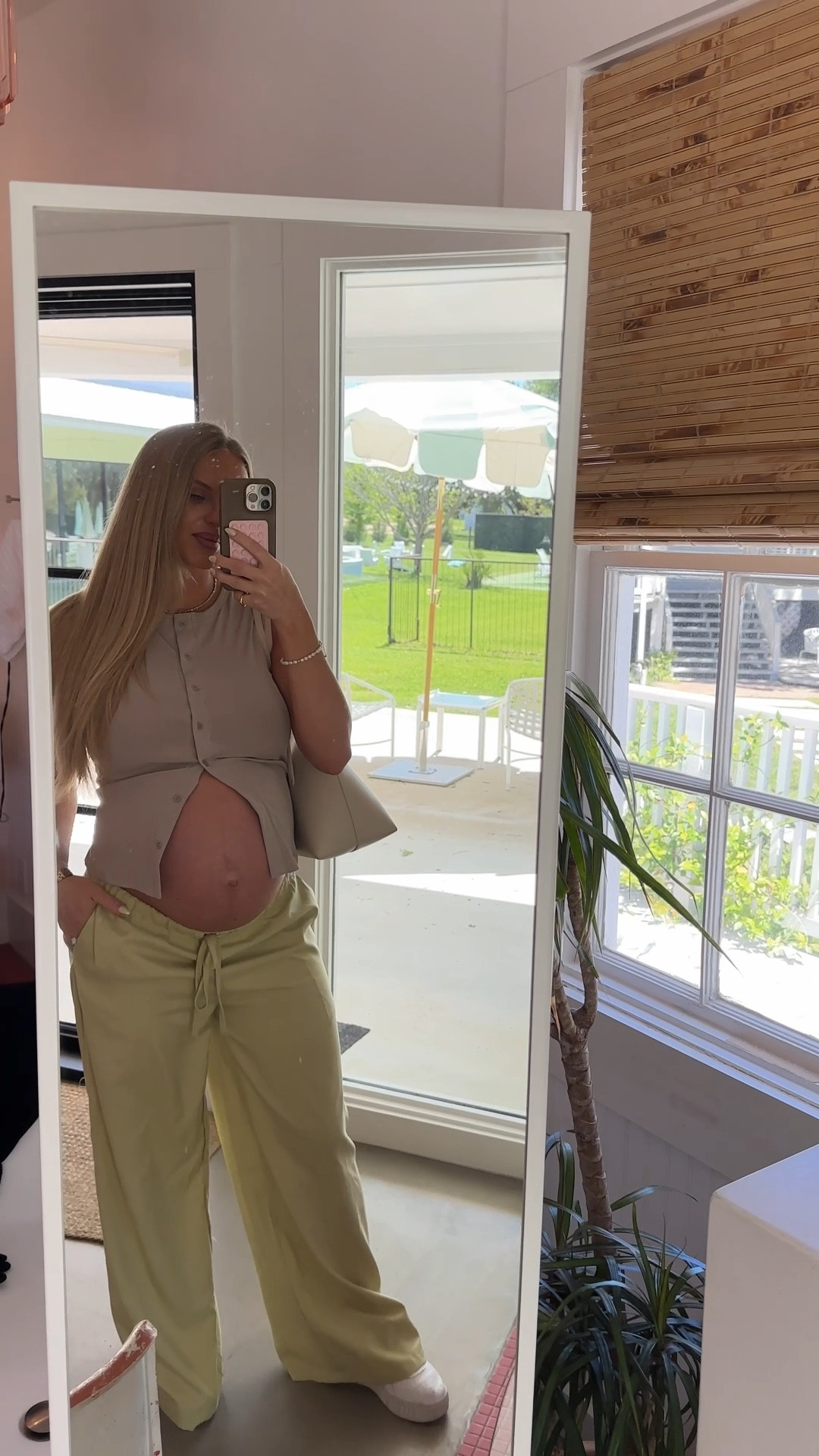 POV: you find the perfect bump-friendly pants for just $10. These wide-leg beauties are lightweight, super soft, and stretchy enough to grow with your bump, without sacrificing style. I’ve been living in them on this babymoon and honestly debating grabbing every color. They’re non-maternity but totally belly-approved and ideal for warm weather days, running errands, or lounging in style. Major win for my third trimester wardrobe!

#LTKBump #LTKFindsUnder50