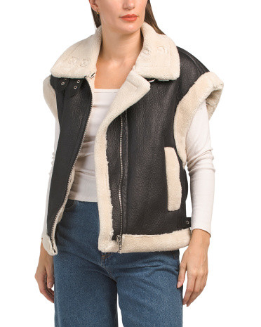 Work It Sherpa Lined Vest for Women | Polyester | Marshalls