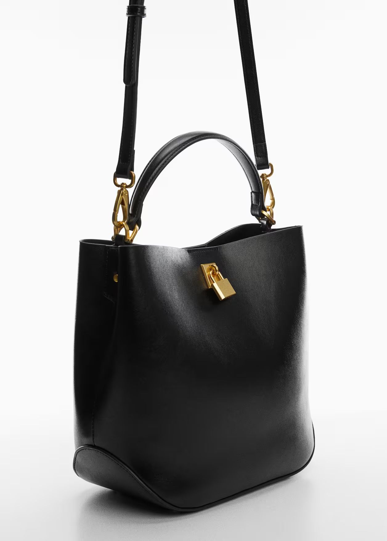 Padlock shopper bag -  Women | Mango USA | MANGO (US)