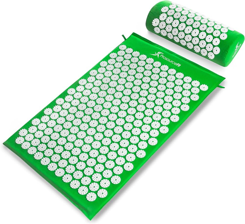 ProsourceFit Acupressure Mat and Pillow Set for Back/Neck Pain Relief and Muscle Relaxation | Amazon (US)