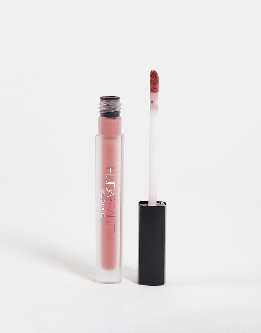 Huda Beauty Liquid Matte Ultra-Comfort Transfer-Proof Lipstick - Sweet Talker-Pink | ASOS (Global)
