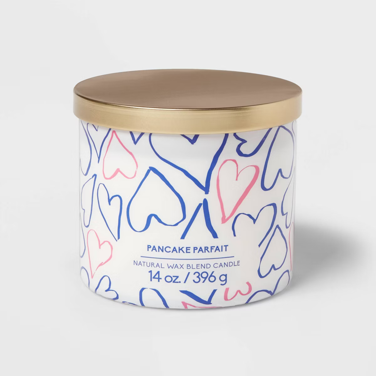 3-Wick Glass Jar Candle with Lid Pancake Parfait 14oz - Room Essentials™ | Target