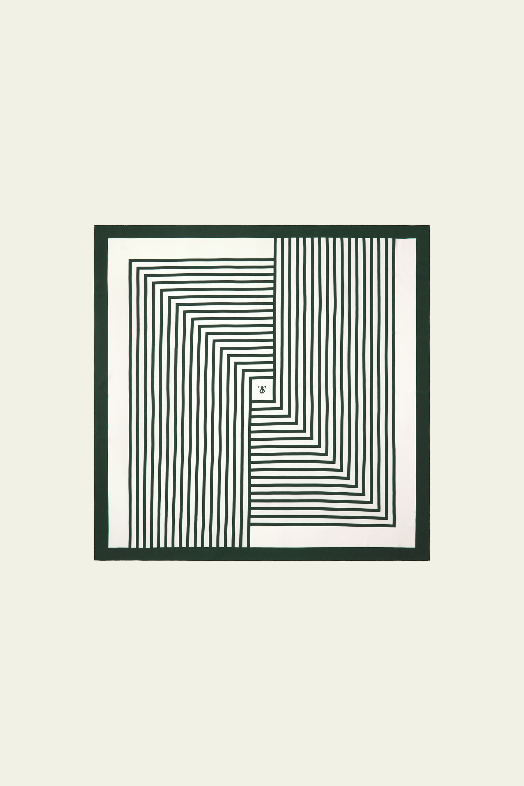 Sciarpa di seta con motivo Mid-Century | LilySilk