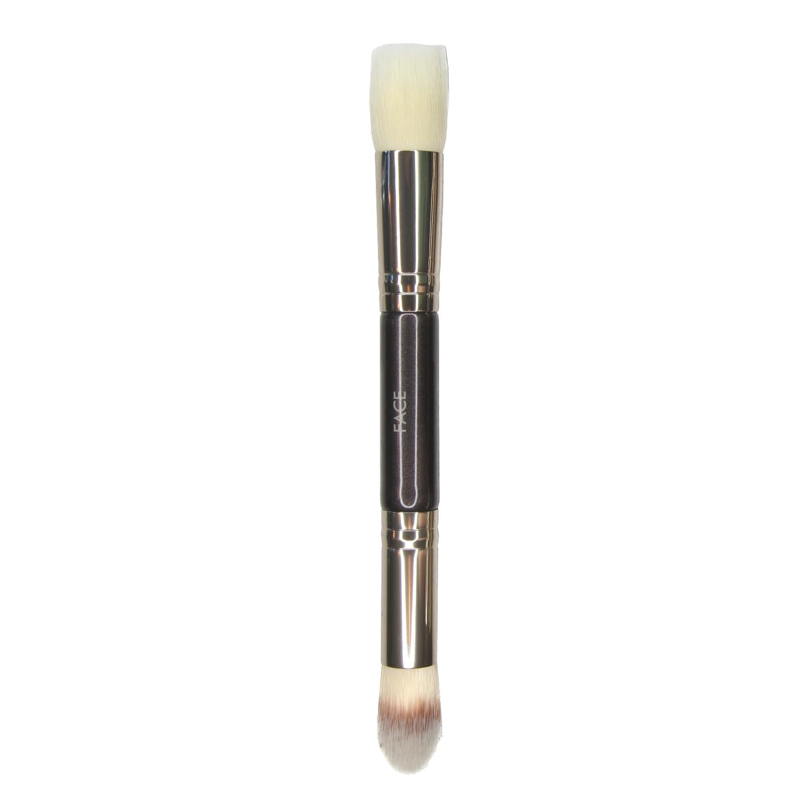 Studio10 Double Ended Vegan Face Brush for Foundation Contour and Blending Soft Cruelty Free Bris... | Amazon (UK)