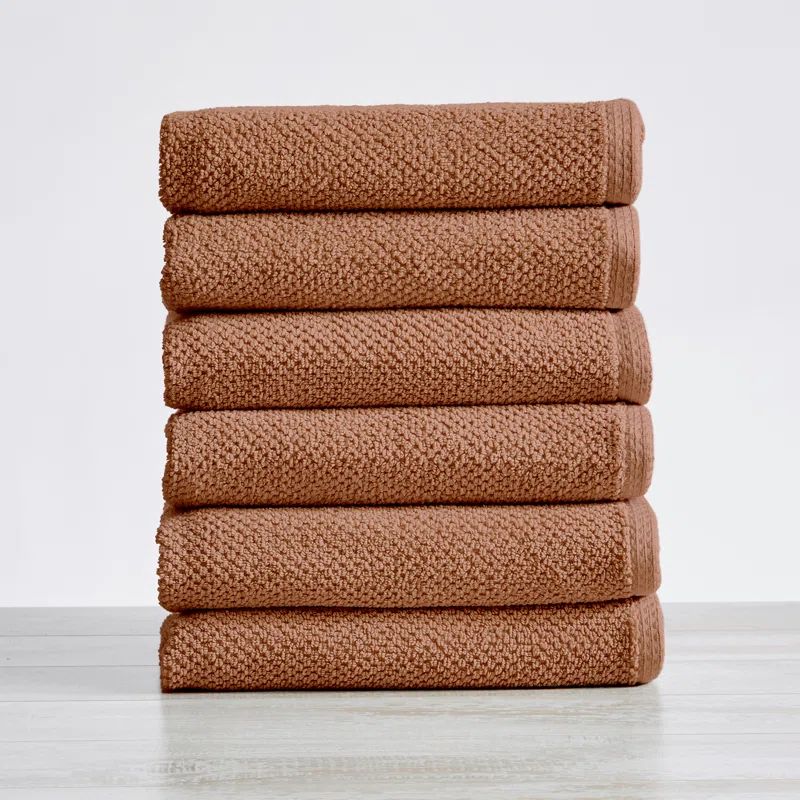 Marin 6 Piece 100% Cotton Hand Towel Set | Wayfair North America