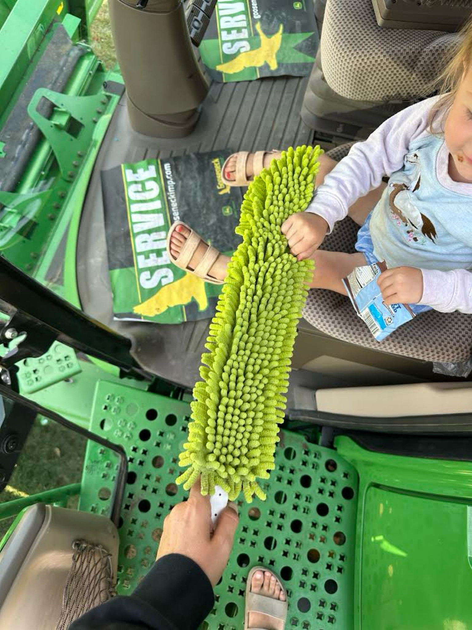 I’ve found the #1 cab essential for tractor cleaning, and it’s an absolute game-changer! We keep one in every cab and use it every night to wipe down all the windows, so everything is ready to go in the morning. It takes little to no time and replaces the need for paper towels and cleaning products. Hands down, this is my favorite tool for keeping our tractor cabs spotless!

Tractor cab cleaning // cab essentials // cleaning made easy // farm life // farm cleaning // tractor maintenance // North Dakota Farmer // Fancy Farmer // Harvest

#LTKWorkwear #LTKSaleAlert