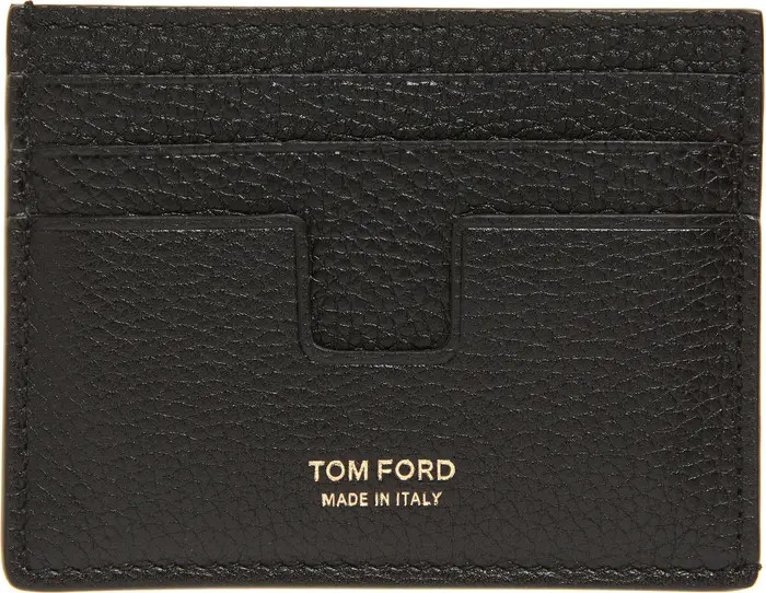 TOM FORD T-Line Soft Grain Card Holder | Nordstrom | Nordstrom