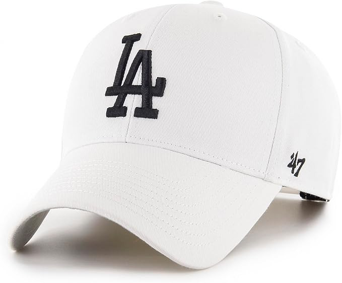 47 MLB Raised Basic Cap Adjustable Snapback hat Baseball NY LA Team Logo Baseball Cap | Amazon (US)