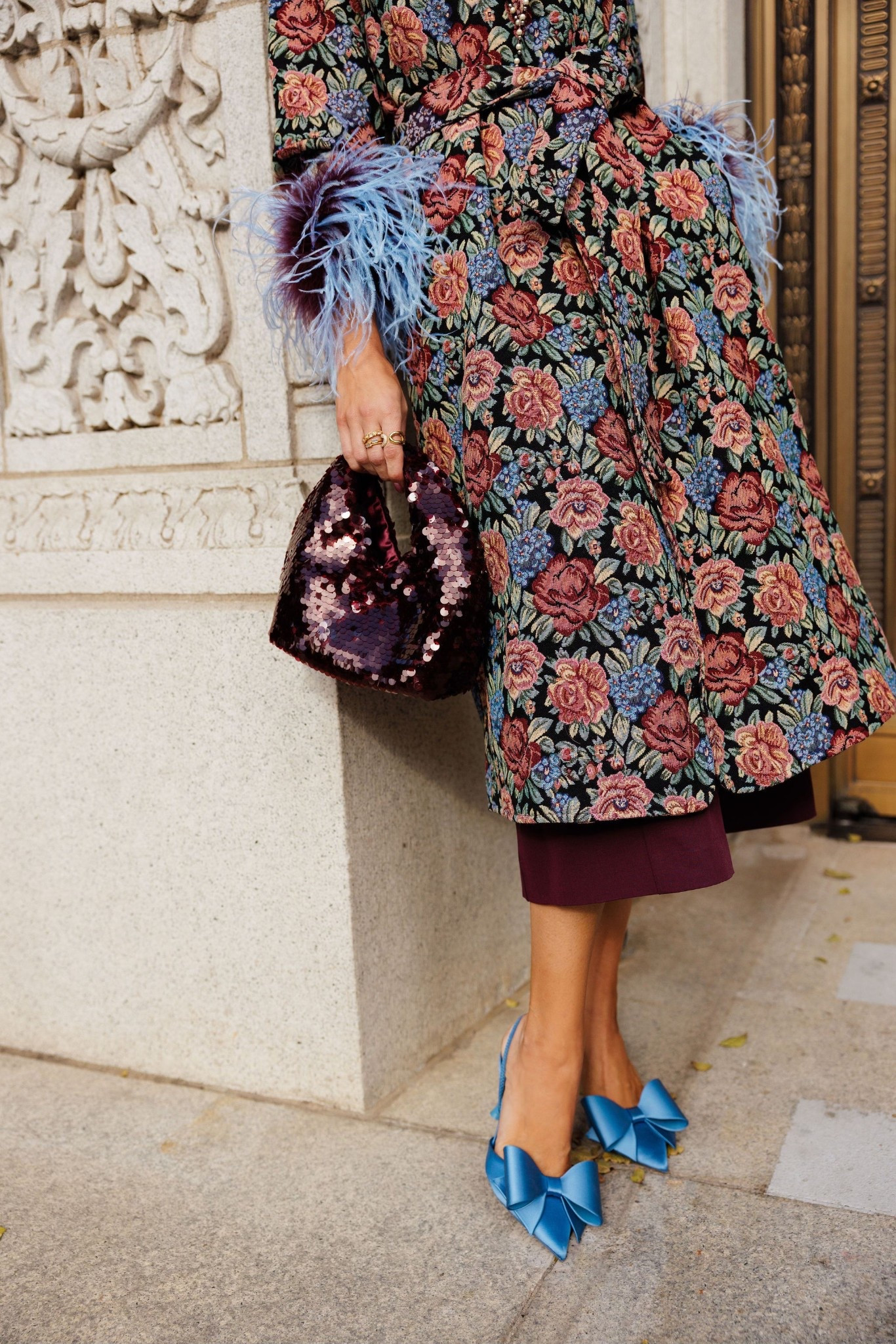 Floral and feather details 

#LTKOver40 #LTKootd #LTKSeasonal