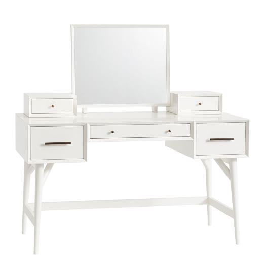 Mid-Century Vanity Desk Set (52") | West Elm (US)