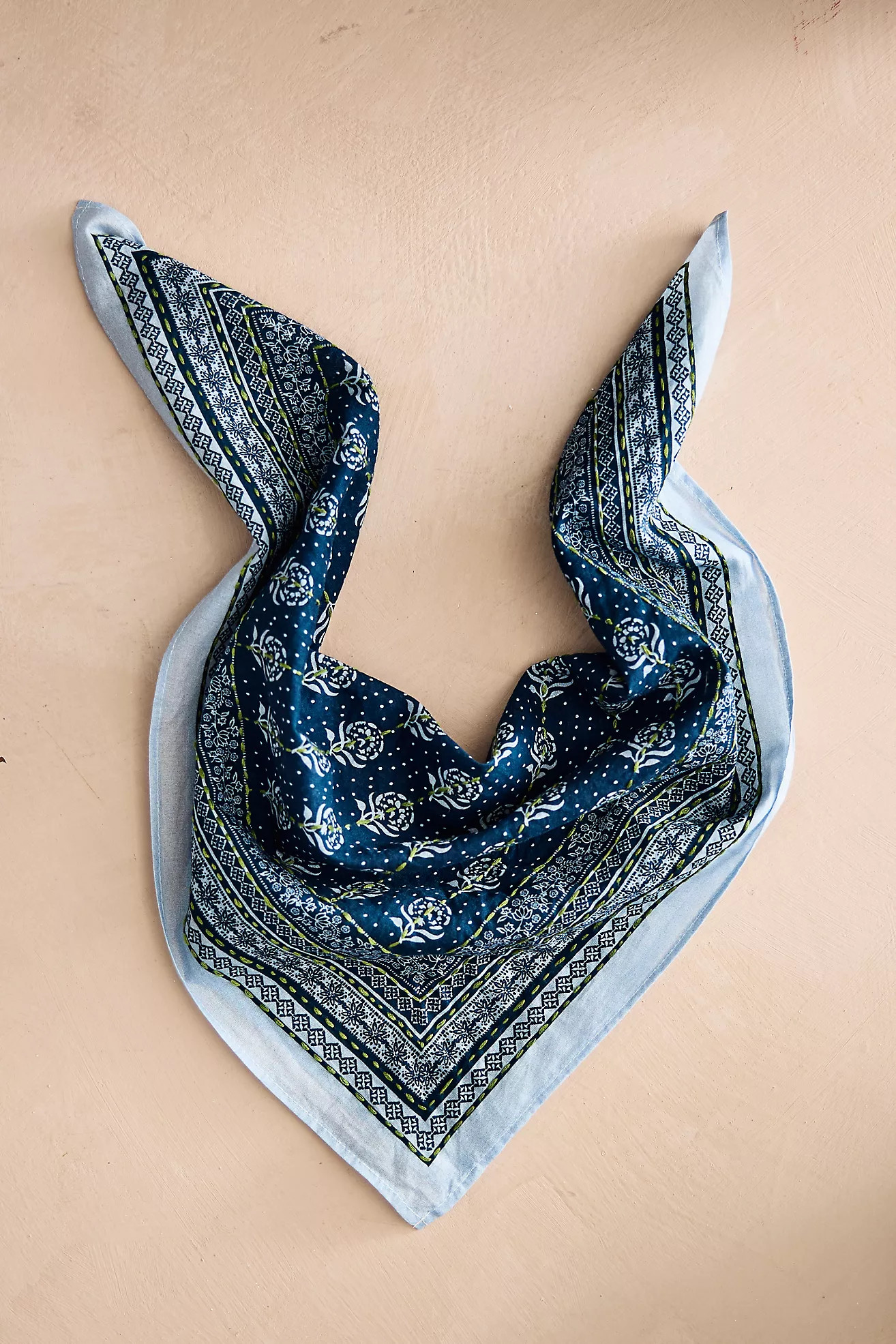 Embroidered Stitch Bandana | Anthropologie (US)