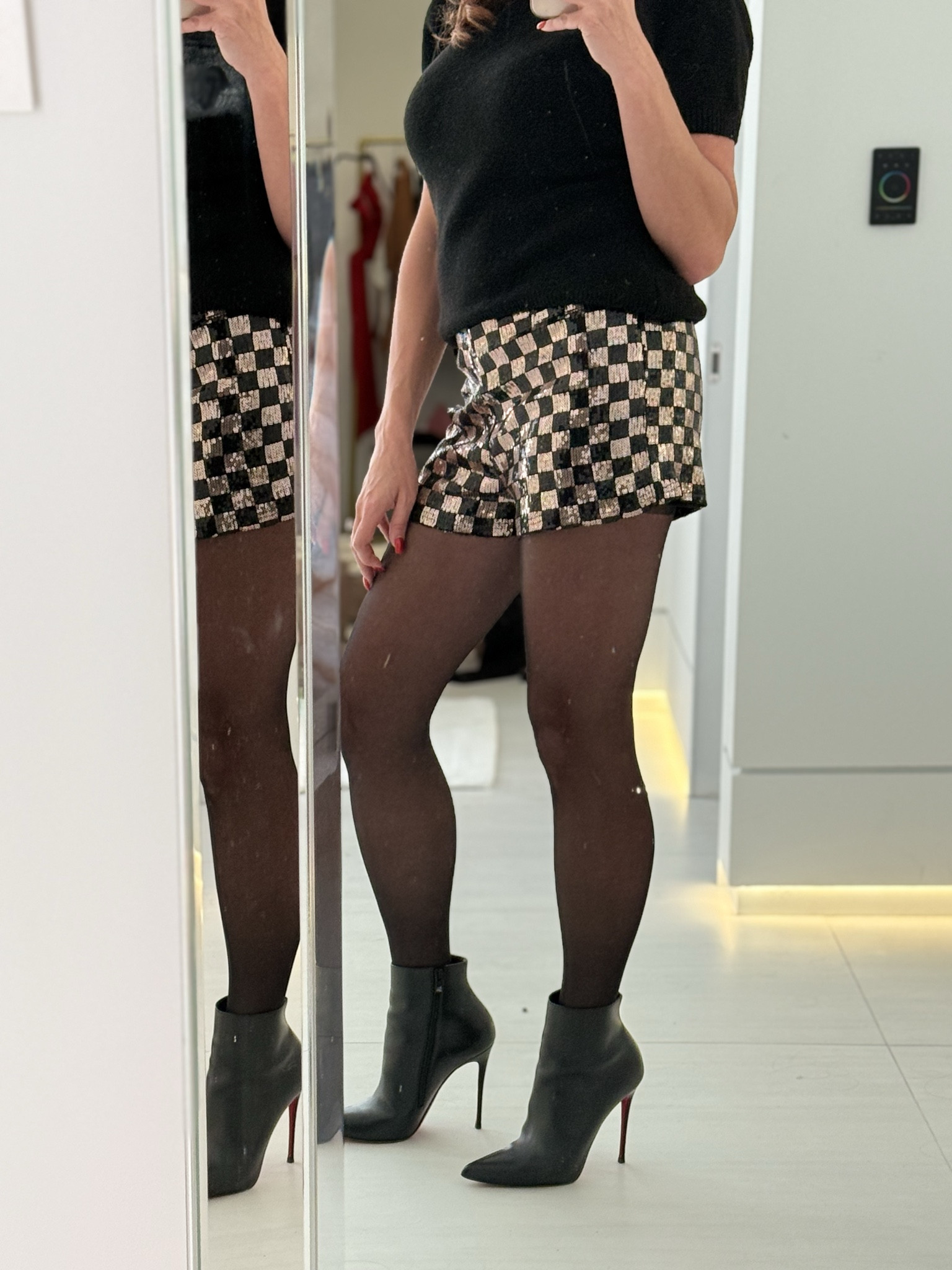 Not into dresses… what about theses sequence shorts with tight for NYE

#LTKSeasonal #LTKgrwm #LTKHoliday