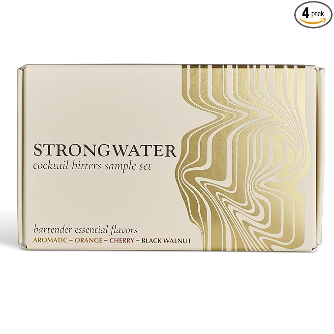 Strongwater Cocktail Bitters Sampler Set - Cocktail Bitters Set Makes 32 Cocktails - Bitters Gift... | Amazon (US)