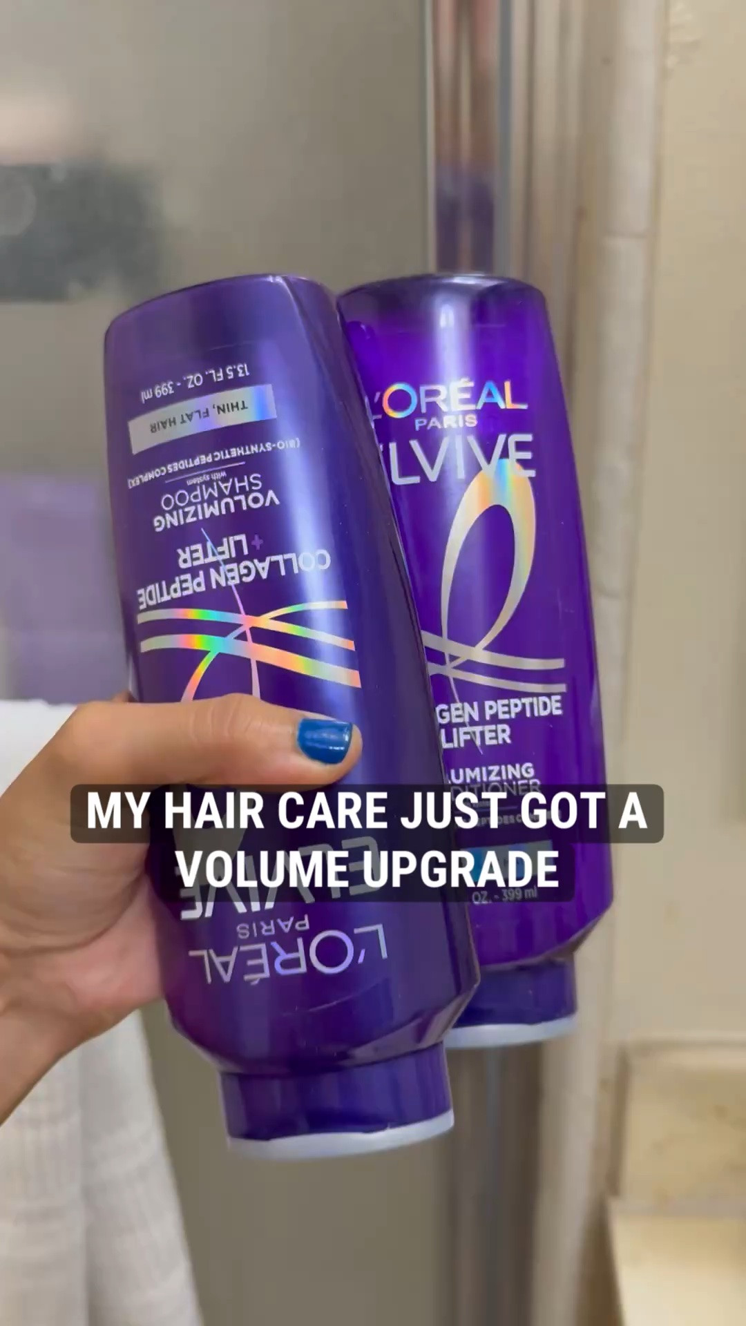 My hair care just got a VOLUME upgrade! 😍✨ I’m loving my L’Oréal Elvive Collagen Peptide Lifter routine for that fuller-looking hair, gorgeous shine, and glossy finish. From shampoo and conditioner to mousse and dry shampoo, this routine is giving my hair LIFE! 💕 Look at that volume!

L’Oréal Elvive Collagen Peptide Lifter, L’Oréal Elvive hair care, volumizing shampoo, volumizing conditioner, hair volume routine, fuller-looking hair, shiny glossy hair, hair gloss routine, hair mousse, dry shampoo, fine hair volume, hair care products, drugstore hair care, affordable hair products, bouncy hair, everyday hair routine, LTK beauty finds, beauty must-haves, hair styling essentials, volume and shine hair products.