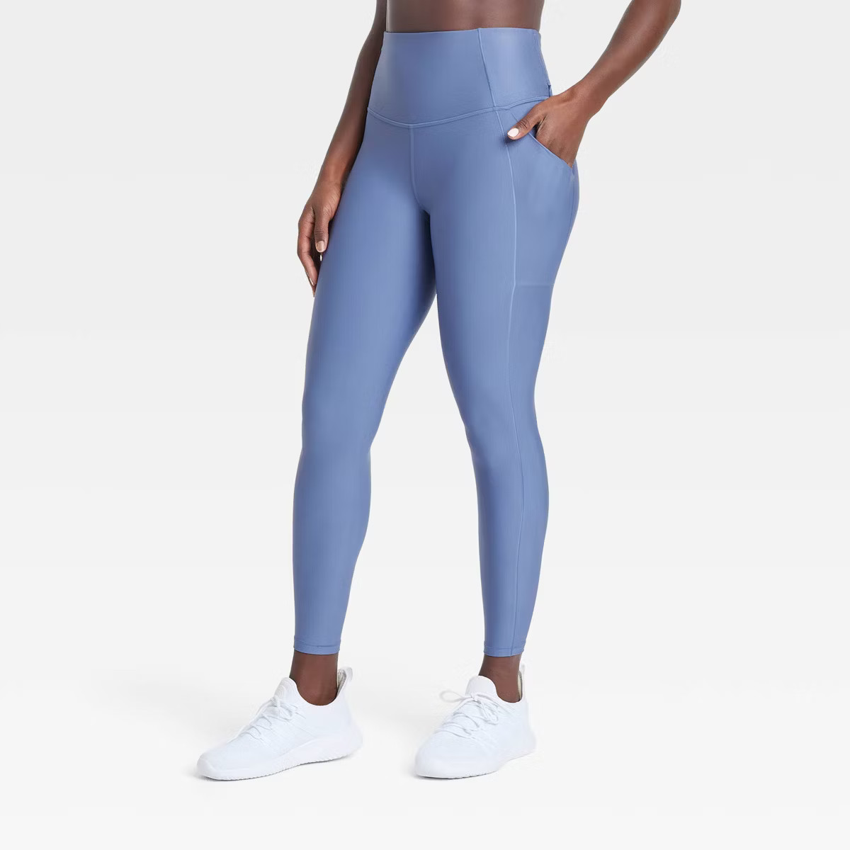 Women's Effortless Support High-Rise Pocketed 7/8 Leggings - All In Motion™ | Target