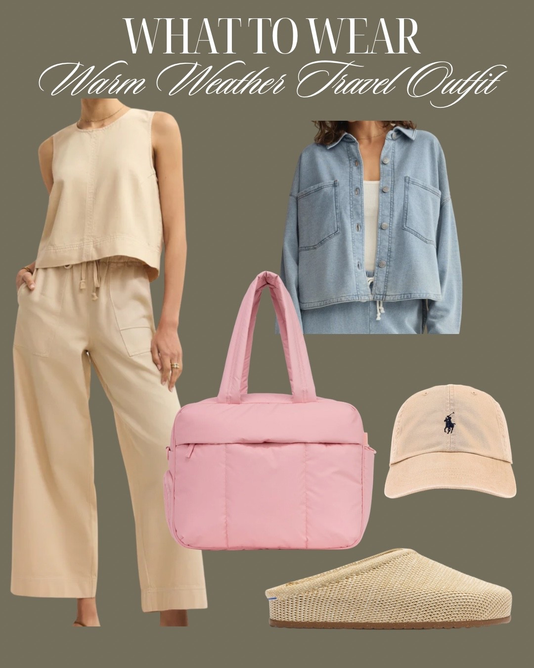 Warm Weather Travel Outfit