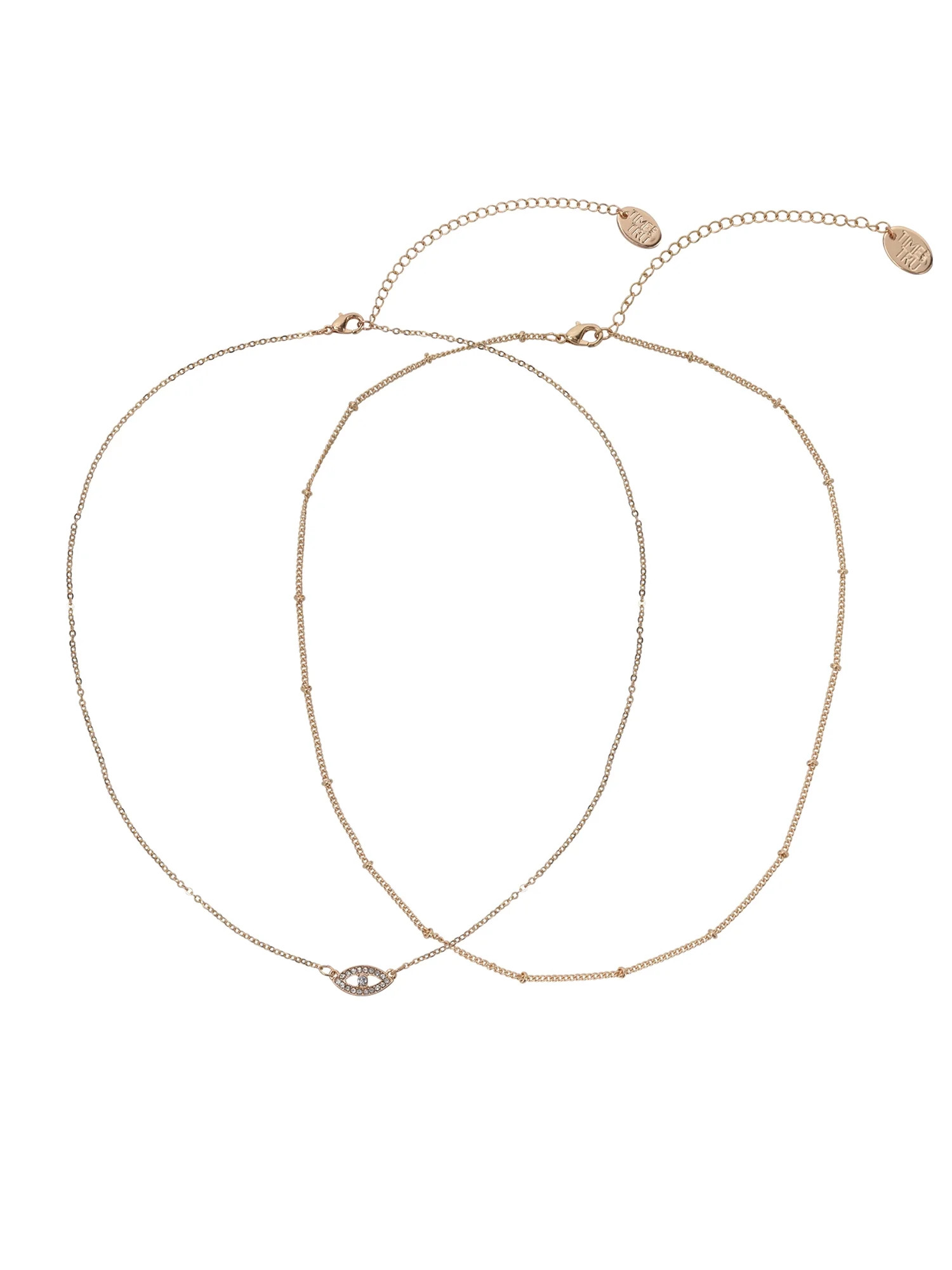 Time And Tru Eb Gold 2pc Eye Neck | Walmart (US)