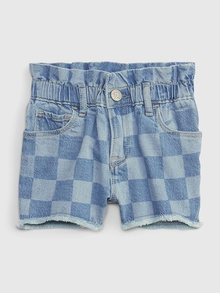 Toddler Just Like Mom Denim Shorts with Washwell | Gap (US)