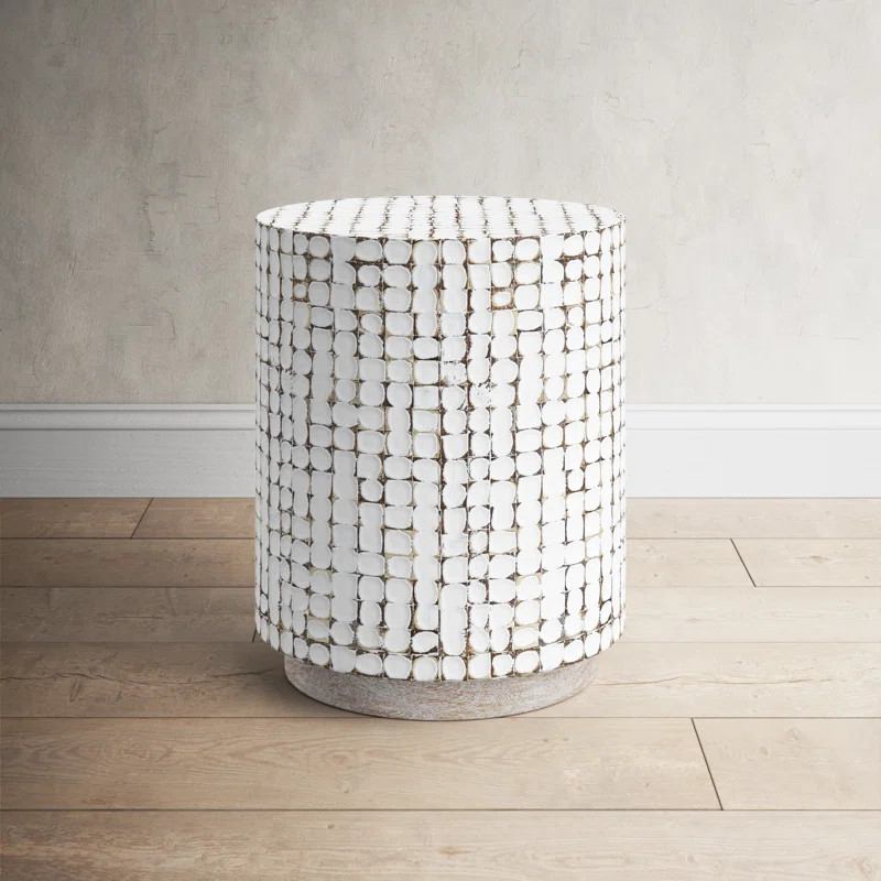 Gibraltar 24.5'' Tall Drum End Table | Wayfair North America