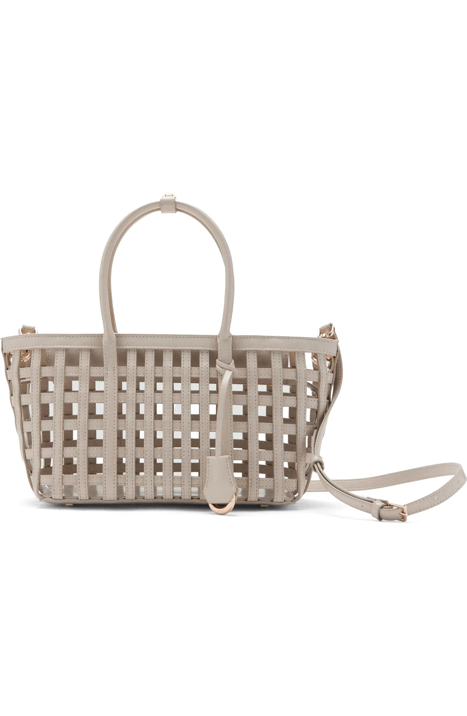 MANGO Braided Faux Leather Top Handle Bag | Nordstrom | Nordstrom