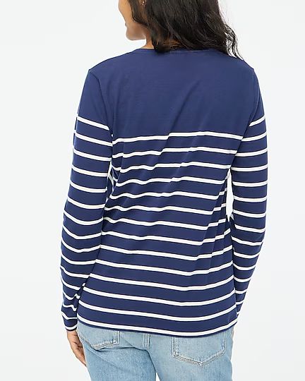 Striped heart graphic tee | J.Crew Factory