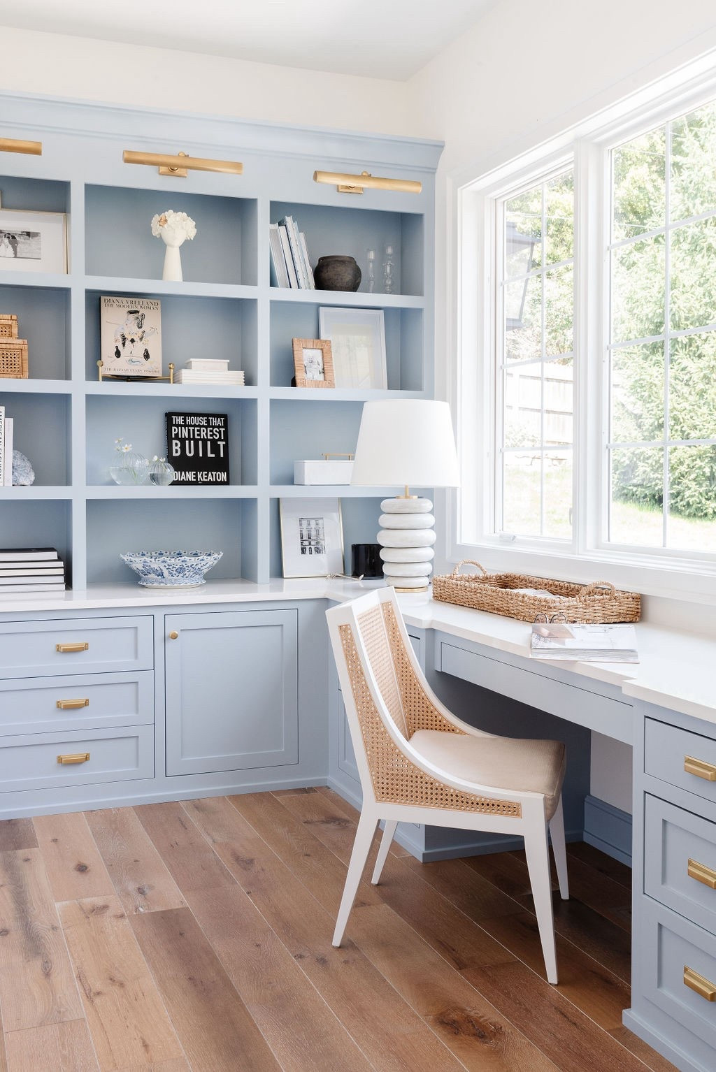 Coastal office, blue office, powder blue office, 

#LTKHome