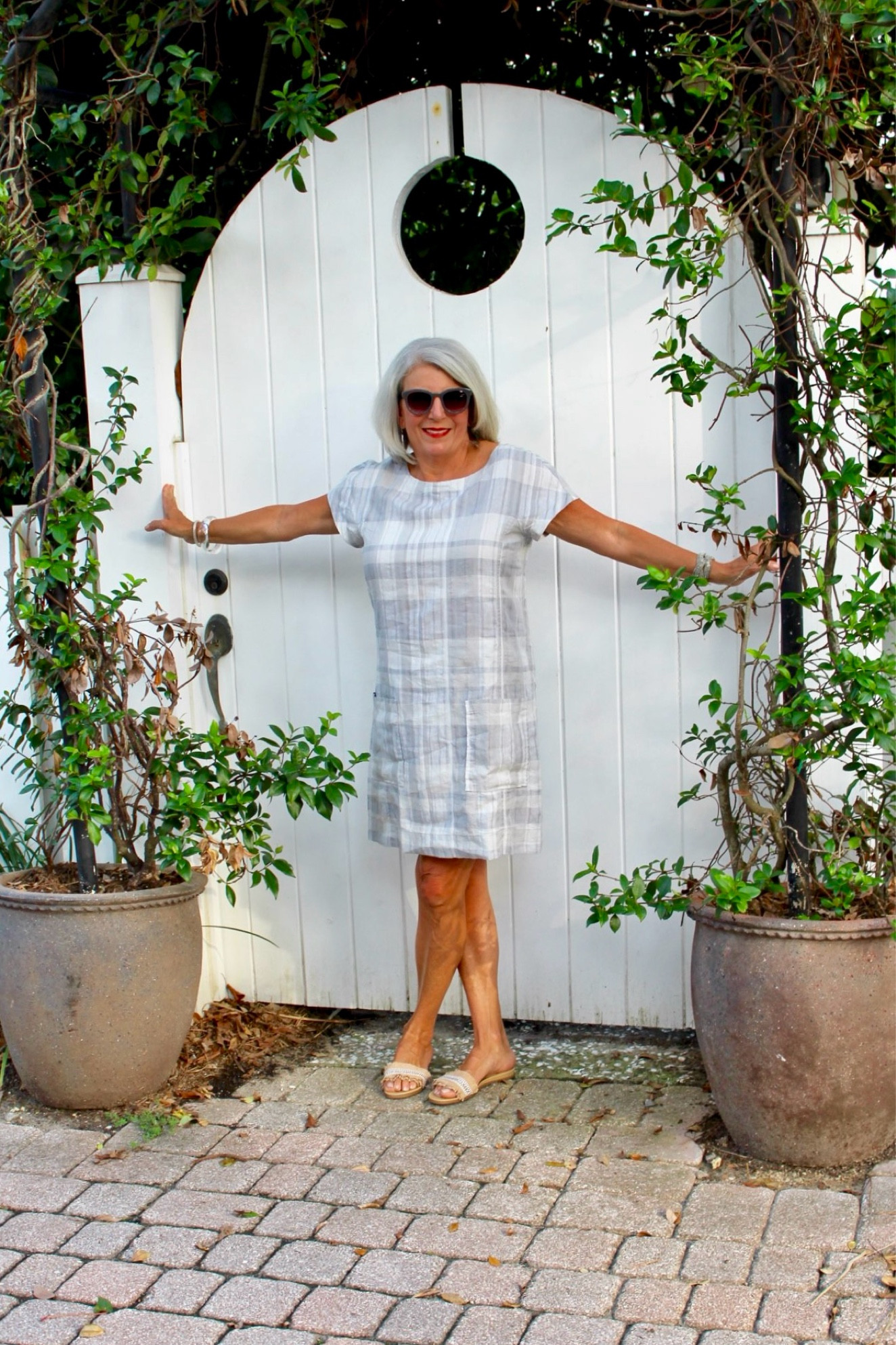 "Confidence knows no age limit! 💫 Whether you're 18 or 80, it's never too late to embrace your uniqueness and own who you are. Surround yourself with positivity, practice self-love, and let your confidence shine through in everything you do. Embrace your journey and rock it at every age! 💪🌟 

Love a shift dress and although this one is sold out, linked many others and my slide sandals, too!!

#LTKShoeCrush #LTKSaleAlert #LTKStyleTip