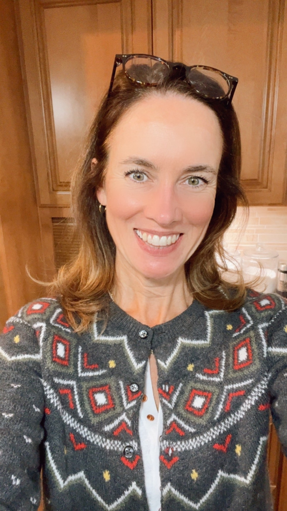 My Fair Isle Christmas cardigan is on sale for only $18. Cyber Monday deals. 

#LTKFindsUnder50 #LTKOver40 #LTKCyberWeek