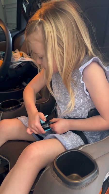 Lifesaving tool for toddlers when you have a new baby and need the older kid to gain some independence in the car. They can now unbuckle themselves. 

#LTKkids #LTKfamily #LTKtravel
