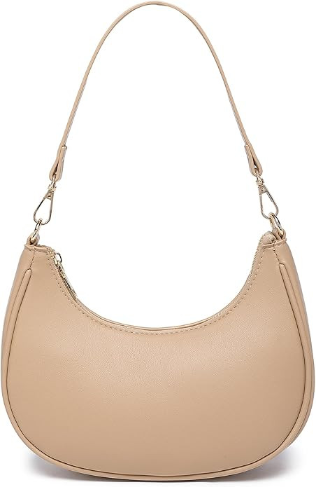 Shoulder Bags for Women, Cute Hobo Tote Handbag Mini Clutch Purse with Zipper Closure | Amazon (US)