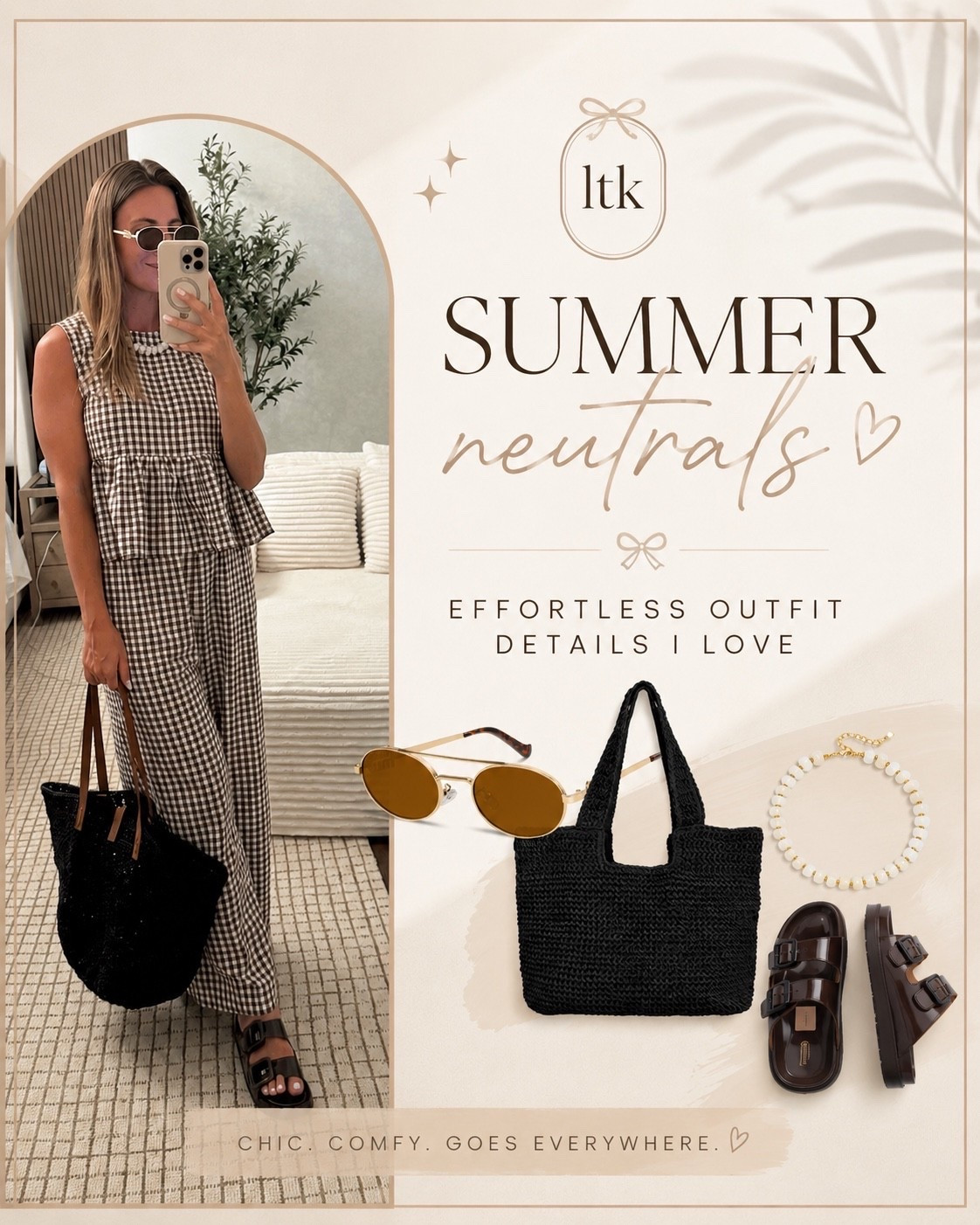 Summer Neutrals! This Amazon set looks and feels expensive! Great for a summer date night barbecue or farmers market!

#LTKmomlife #LTKgrwm #LTKootd